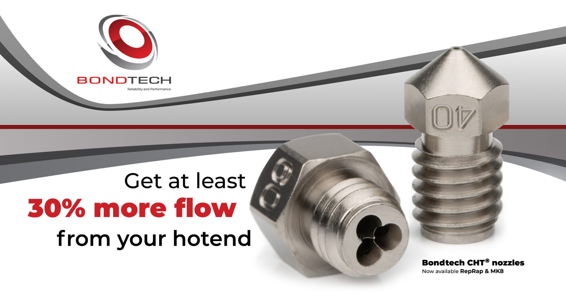 Bondtech CHT® MK8 Coated Brass Nozzle