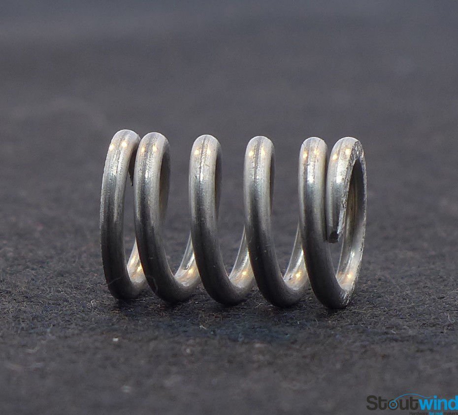 Druckfeder 7x10x1,5 mm - 14 mm lang