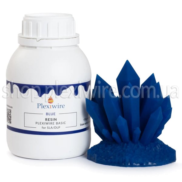 PLEXIWIRE Basic resin Blau 500g