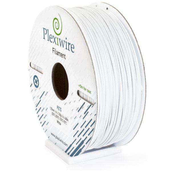 PETG Filament Plexiwire 1,75 mm weiß 1.2kg/400m