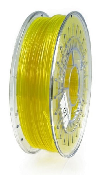 PET Filament, 1,75 mm, 750 g Gelb-Transparent
