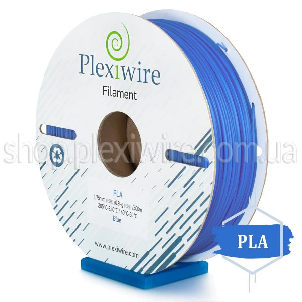 PLA Filament Plexiwire 1,75 mm blau 0.9kg/300m